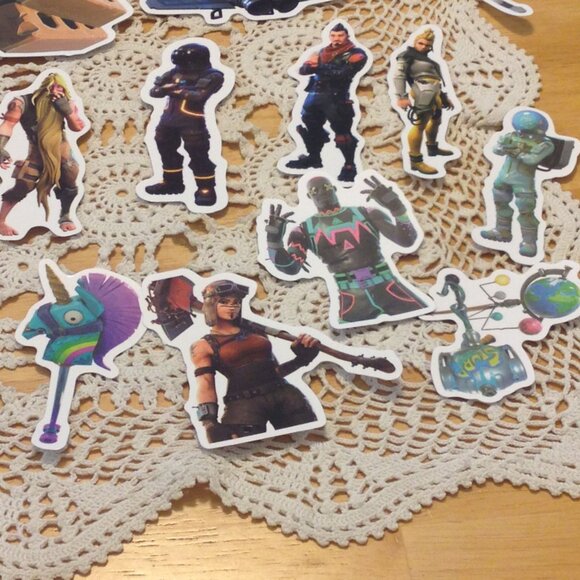 Fortnite stickers for cellphones, laptop, lockers, crafts, scrapbooking - Picture 5 of 6
